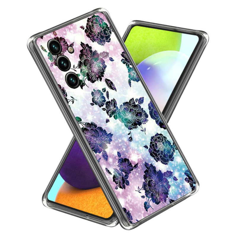 Funda Samsung Galaxy A15 5G Flor Morada
