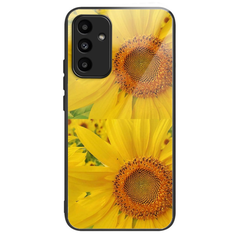 Funda Samsung Galaxy A15 5G / A15 Sunflower de cristal templado
