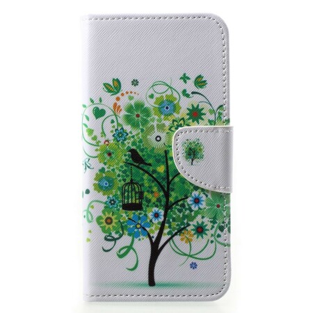 Funda de árbol de flores para Huawei P20