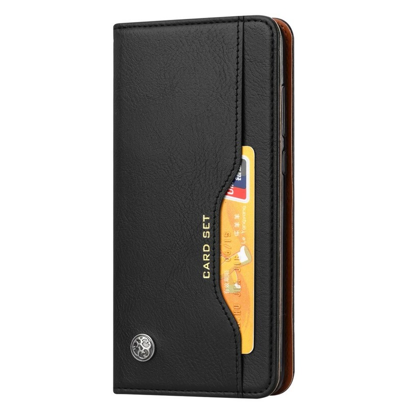 Funda Flip Cover Huawei P20 Leatherette Card Funda