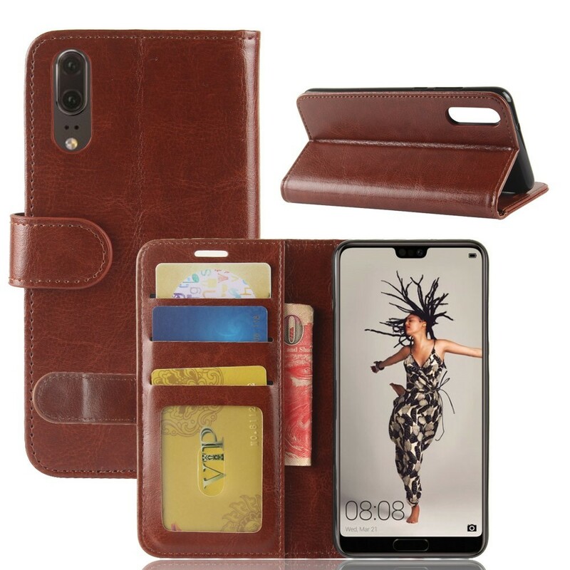 Funda de polipiel para Huawei P20 Ultra