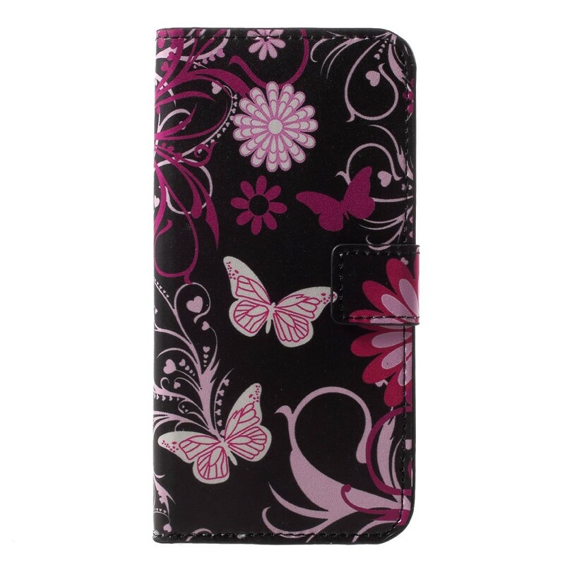 Funda Huawei P20 Lite Mariposas y Flores
