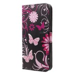 Funda Huawei P20 Lite Mariposas y Flores