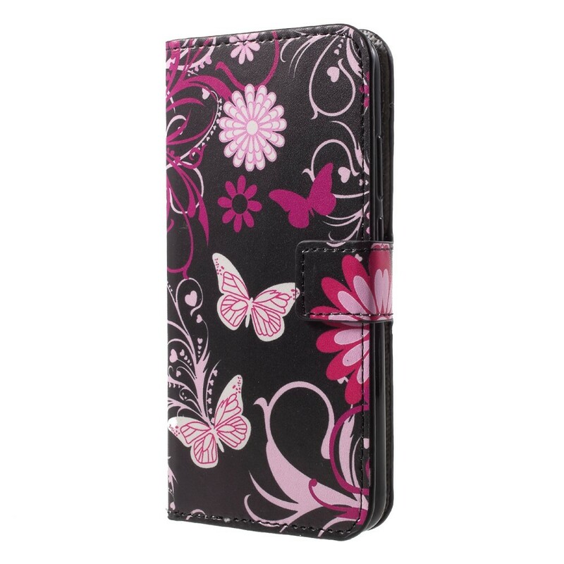 Funda Huawei P20 Lite Mariposas y Flores