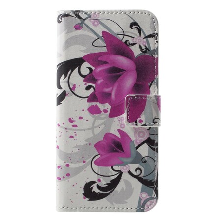 Funda de flores tropicales para Huawei P20 Lite