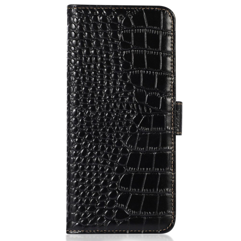 Funda Samsung Galaxy A35 5G Textura Cocodrilo Protección RFID