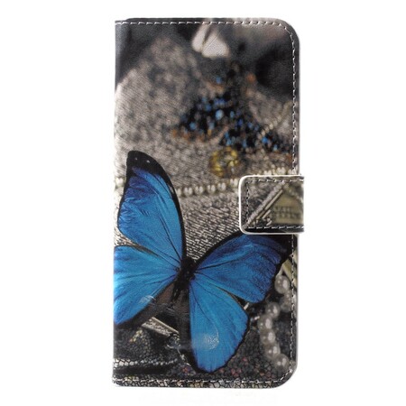Funda Huawei P20 Lite Azul Mariposa