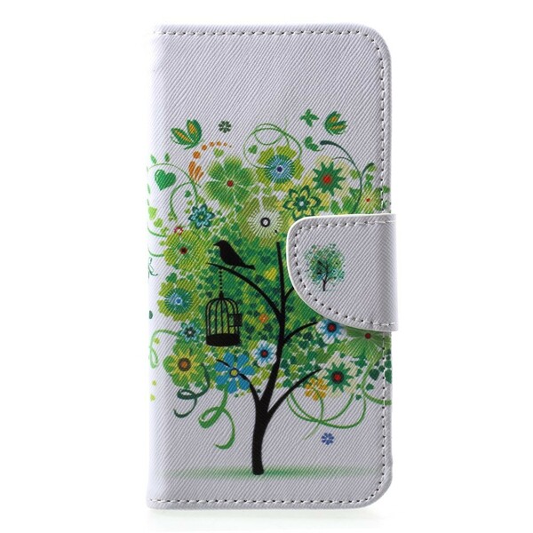 Funda de árbol de flores para Huawei P20 Lite