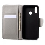 Funda de árbol de flores para Huawei P20 Lite