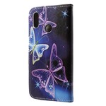 Funda de mariposas para el Huawei P20 Lite