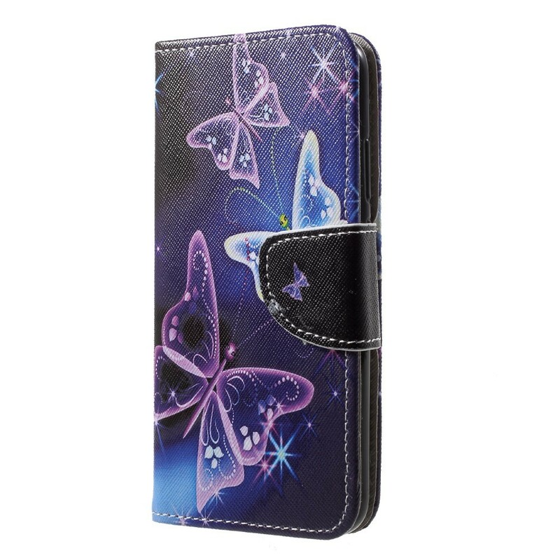 Funda de mariposas para el Huawei P20 Lite