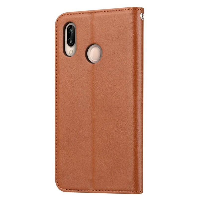 Funda Flip Cover Huawei P20 Lite Leatherette Card Funda