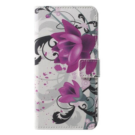 Funda de flores tropicales para el Huawei P20 Pro