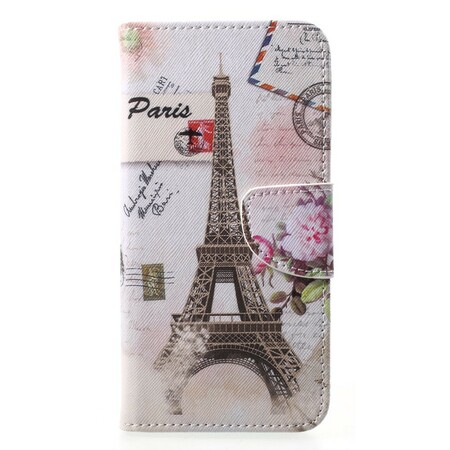 Funda de la Torre Eiffel retro del Huawei P20 Pro