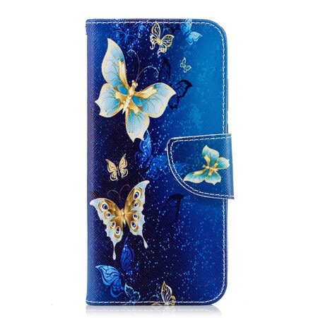Funda Huawei P20 Mariposas en la noche