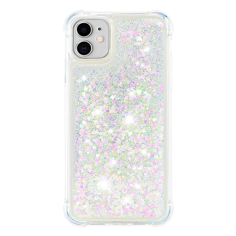 Funda iPhone 11 6.1 pulgadas Glitter Esquinas Reforzadas