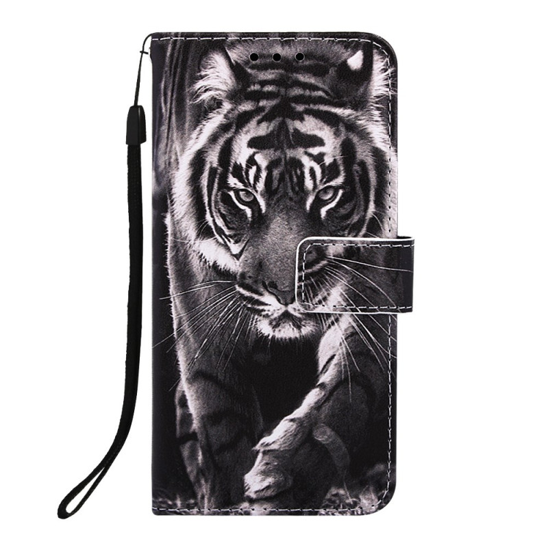 Funda para iPhone 11 motivo Tigre con Lanyard