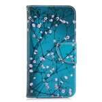 Funda de árbol de flores para Huawei P20 Lite