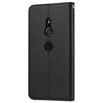 Funda de tarjeta de cuero artificial para el Sony Xperia XZ2