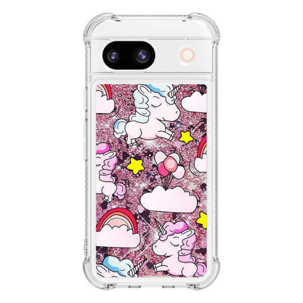 Funda Google Pixel 8A Glitter Diseño Divertido
