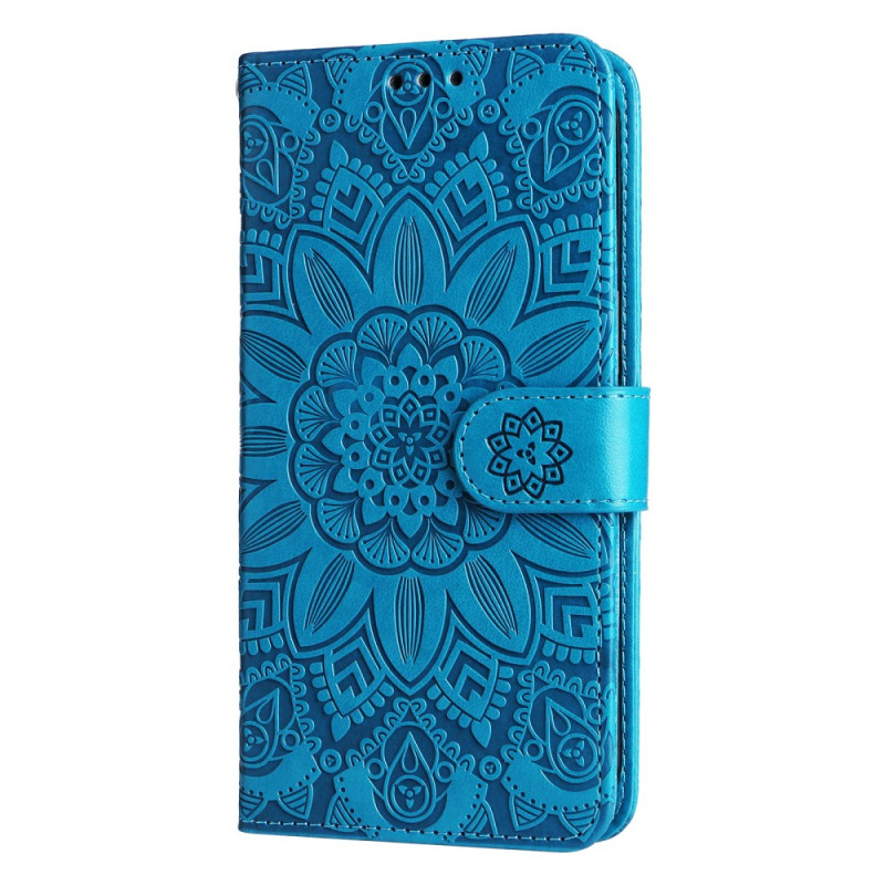 Funda con estampado de girasoles para Google Pixel 8A con colgante
