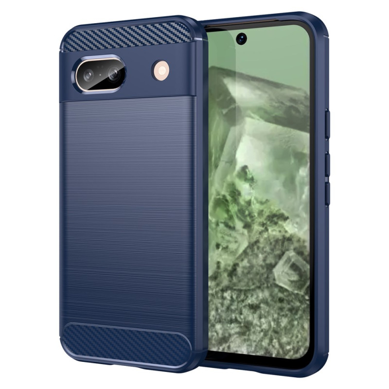 Funda de fibra de carbono cepillada para Google Pixel 8A