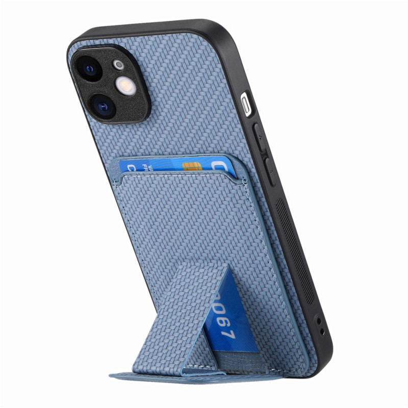 Funda y tarjetero de fibra de carbono para iPhone 12