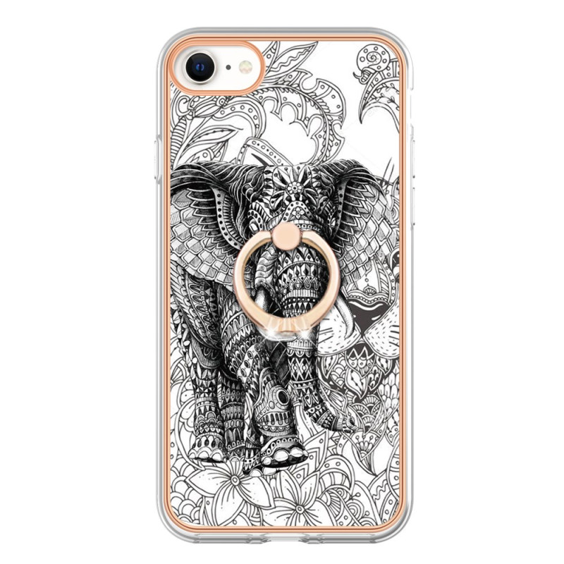 Funda iPhone SE 3 / SE 2 / 8 / 7 Elefante Totem Anillo Soporte
