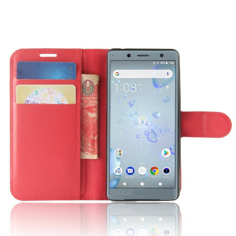 Funda de polipiel retro para Sony Xperia XZ2 Compact