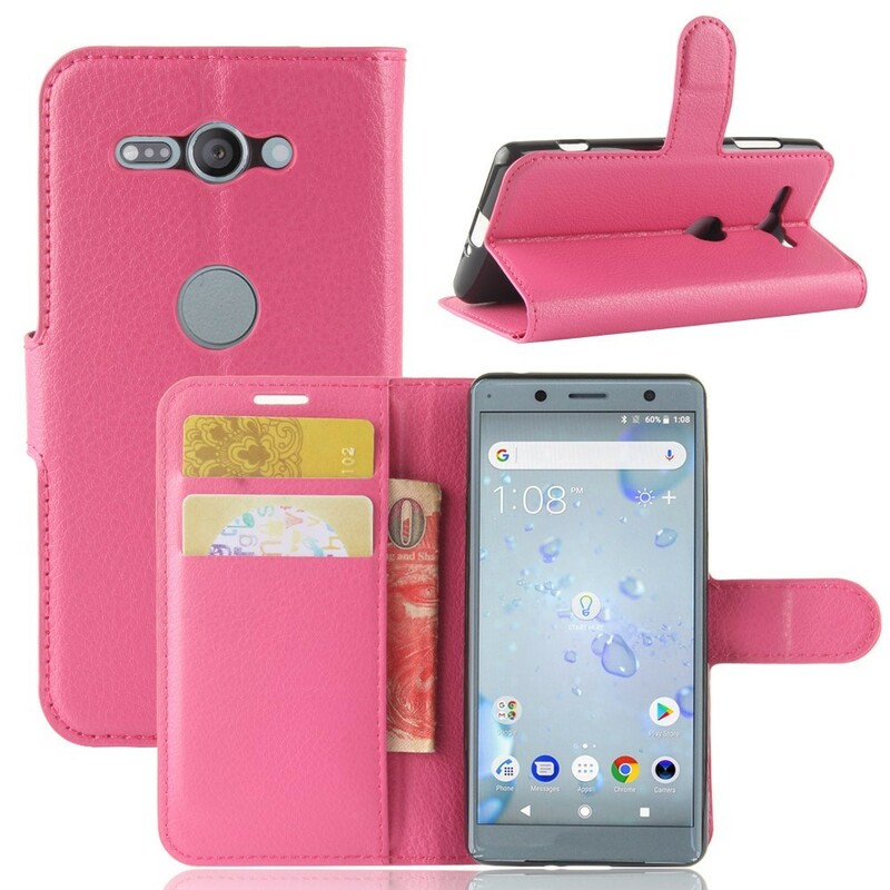 Funda de polipiel retro para Sony Xperia XZ2 Compact