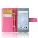 Funda de polipiel retro para Sony Xperia XZ2 Compact