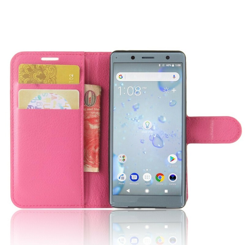 Funda de polipiel retro para Sony Xperia XZ2 Compact