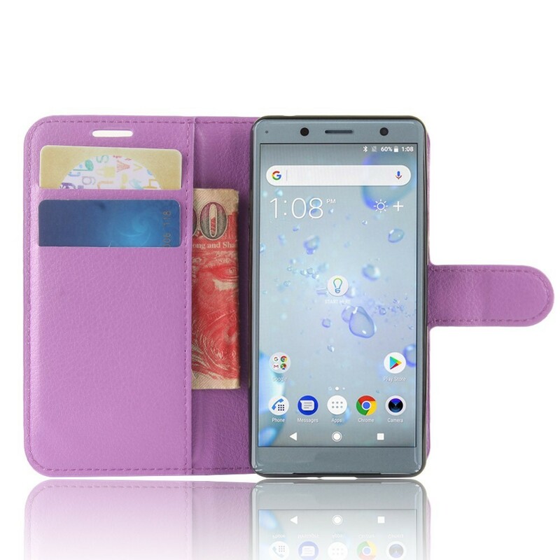 Funda de polipiel retro para Sony Xperia XZ2 Compact