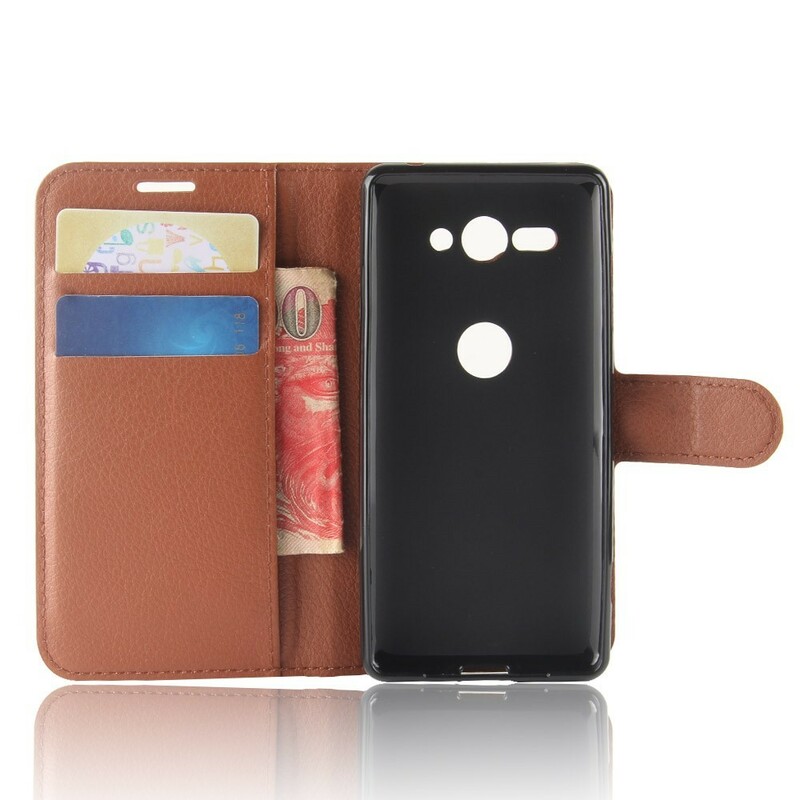 Funda de polipiel retro para Sony Xperia XZ2 Compact