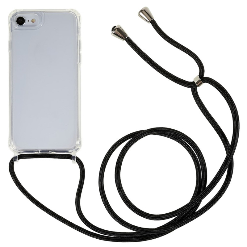 Funda con cordón para iPhone SE 3 / SE 2 / 8 / 7 Transparente Cordón Fancy