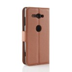 Funda de polipiel retro para Sony Xperia XZ2 Compact