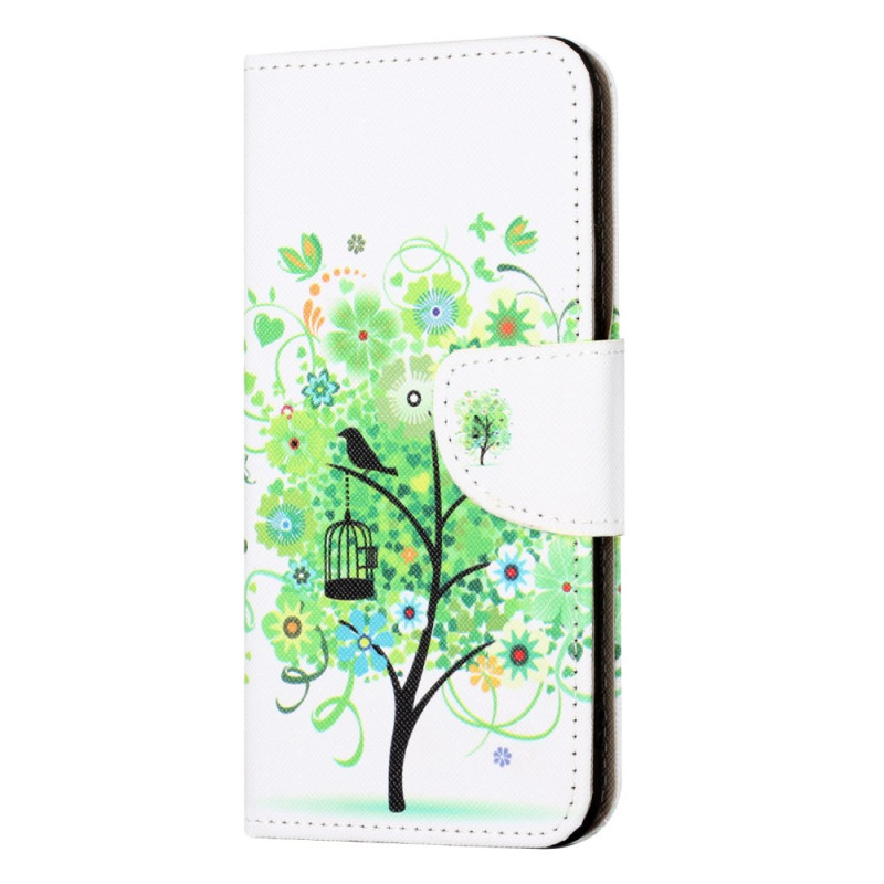 Funda con motivo de árbol verde para Samsung Galaxy Xcover 7