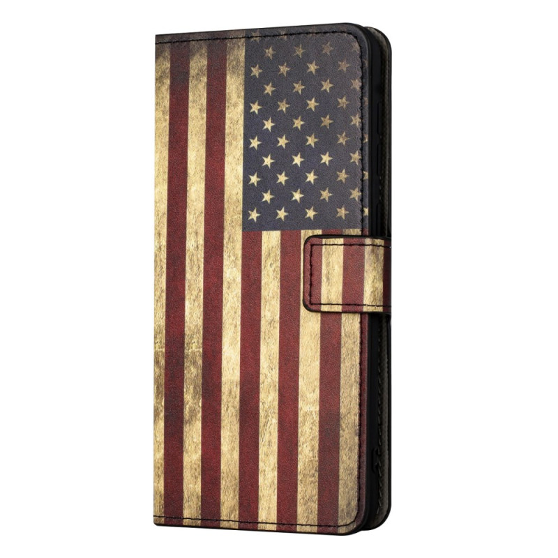 Funda Samsung Galaxy Xcover 7 Bandera Americana Vintage
