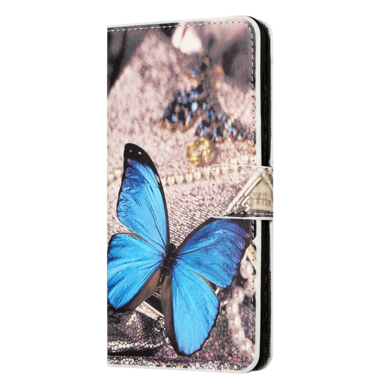 Funda Samsung Galaxy Xcover 7 Mariposa Azul