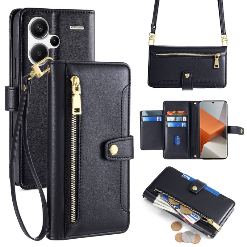 Funda Xiaomi Redmi Note 13 Pro Plus 5G Cartera con colgante
 y bandolera