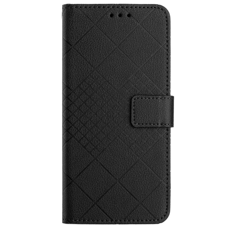 Funda OnePlus 12 5G Textura Lichi con rombos