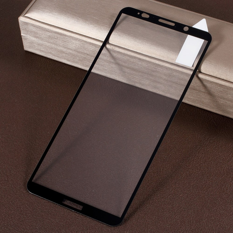 Lámina
 protectora de cristal templado para pantalla completa Huawei Mate 10 Pro (versión en negro)