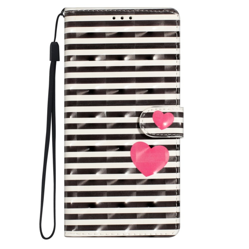 Funda de cordón Honor 90 Stripes and Hearts