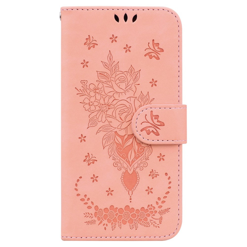 Funda Realme C55 Diseño Rosas y Mariposas