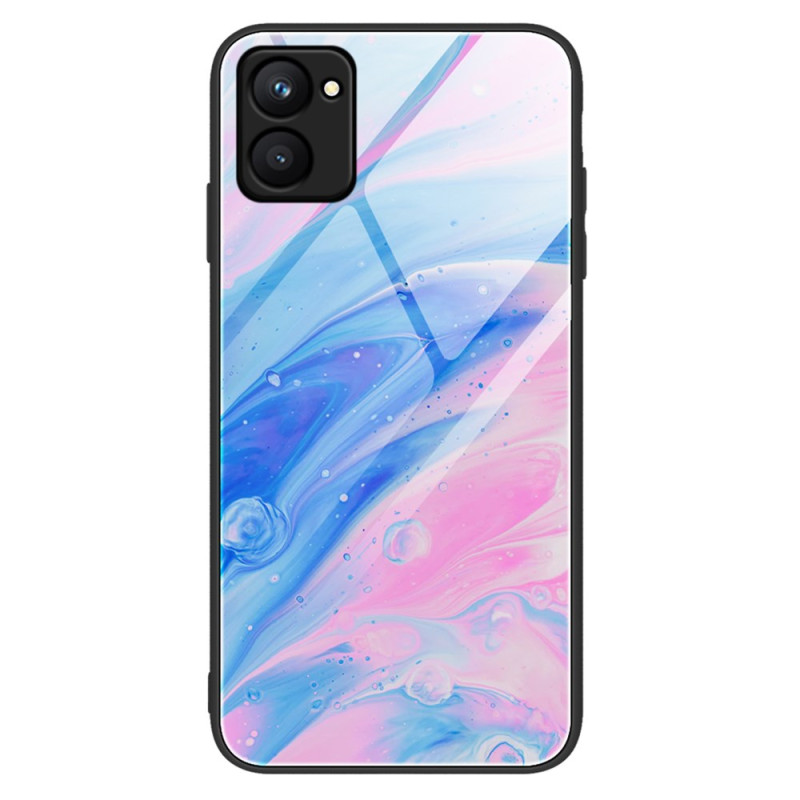 Funda Realme C33 2023 / C33 Marbled Pattern de cristal templado
