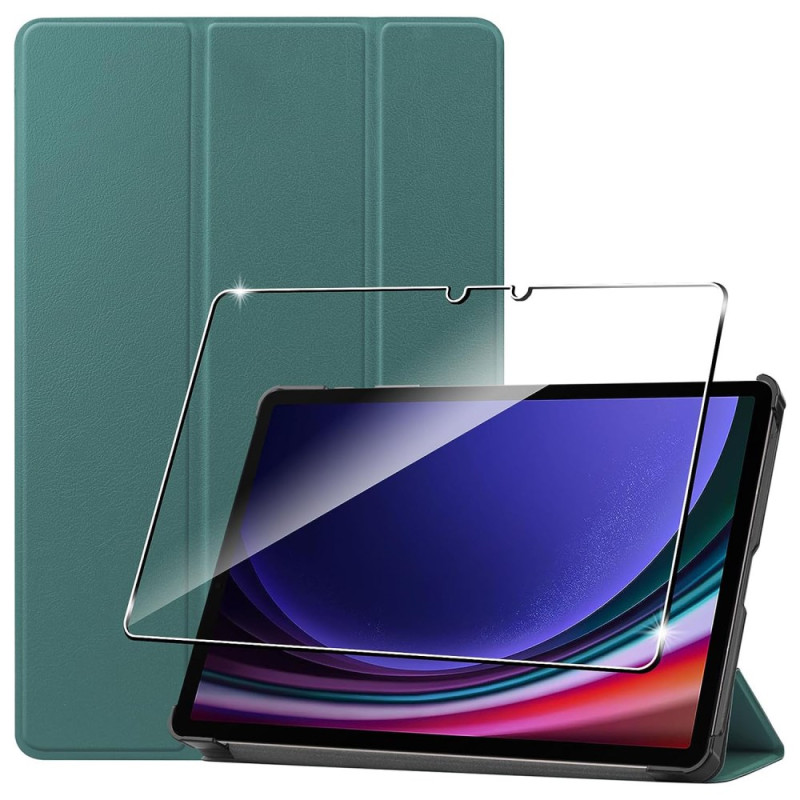 Funda Smart

 Samsung Galaxy Tab S9 Protector de pantalla de cristal templado
 Verde