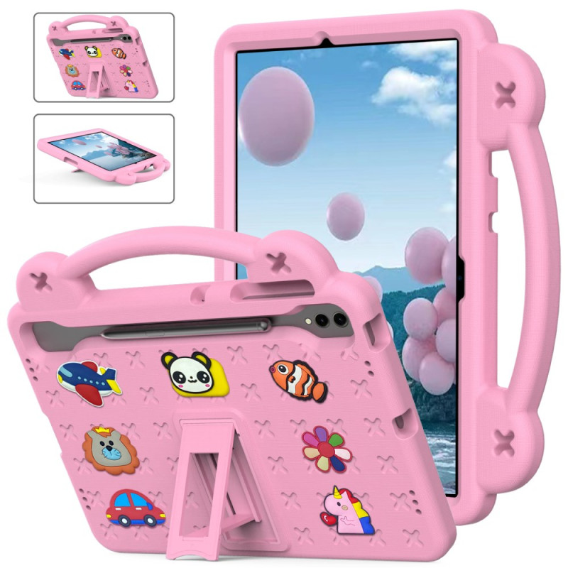 Coque Samsung Galaxy Tab S9 Plus / S8 Plus Poignée et Support