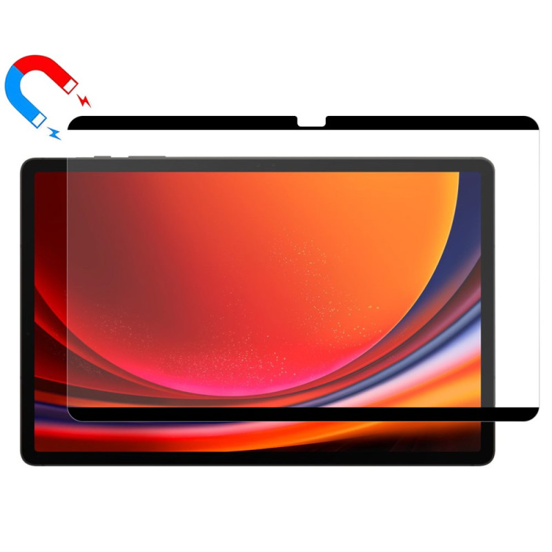 Protector de pantalla magnético para Samsung Galaxy Tab S9 FE Plus / S9 Plus / S8 Plus / S7 FE PVC Reutilizable