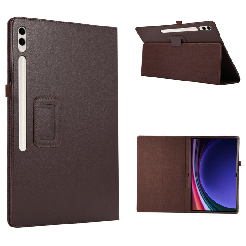 Funda de cuero Litchi Samsung Galaxy Tab S9 Ultra Style