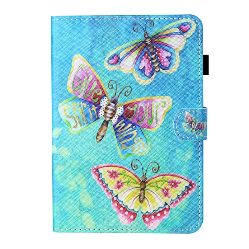 Funda Samsung Galaxy Tab A9 Mariposas de colores